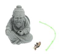 HOUDERCO Figurine De Pêcheur Décorative Résine pour Aquarium Statuette De Pêcheur Réaliste Décoration De Micro Paysage Et Aquatique Ornement De Jardin Maison pour Décorations