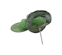 HOUDERCO Filet de Pêche Pliable en Polyester Support en Acier Inoxydable Épuisette de Pêche sans Utilisation des Mains Équipé d'une Prise de Terre