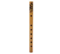 HOUDERCO Flûte Bambou 6 Trous Instrument de Musique en Bambou Portable et Adaptée pour Débutants Étudiants Lors D'activités de Loisirs