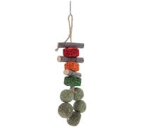 HOUDERCO Friandises à Mâcher pour Petits Animaux Bois Naturel, Collation pour Poussée Dentaire, Taille, pour Hamsters, Lapins et Cochons d'Inde, Usage Quotidien et Divertissement