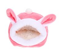 HOUDERCO Hamster Hideout Maison Douillette Peluche pour Rongeurs Lit Chaud Et Confortable pour Hamsters Chinchillas Souris Et Lapins Style Aléatoire