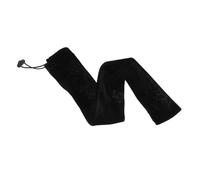 HOUDERCO Housse de Mât de Drapeau Noire en Tissu Ventouse, Pochette de Rangement Compacte et Légère pour Mât de Drapeau de Voiture ou Bateau, Protection Solide pour Transport et Voyage