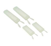 HOUDERCO Housse en Silicone pour Télécommande Design Lapin Lumineux, Protection Anti-Traces de Doigts, Lot de 4 Pièces, pour TV et Climatisation