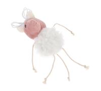 HOUDERCO Jouet Interactif pour Chat Corde Élastique avec Balançoire pour Intérieur Accessoire Ludique Facile à Installer pour Divertissement Autonome des Félins
