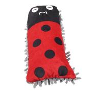 HOUDERCO Jouet Peluche Cartoon pour Chiens Jouet Interactif à Mâcher Forme De Coccinelle Amusant pour Chiots Et Petits Chiens Aide à Nettoyer Les Dents Combattre Ennui