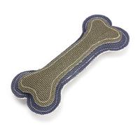 HOUDERCO Jouets en Toile D'os pour Chiens Petits et Moyens, à Mâcher en Lin, Nettoyage des Dents, 2 Pièces, Interactif pour Corriger Le Mauvais Comportement Couleur Couleur Aléatoire
