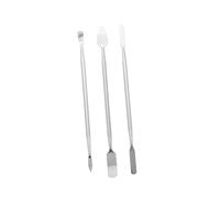 HOUDERCO Kit de Réparation Téléphone Portable Barres à Mine Double Extrémité en Métal Argenté 3 Pièces pour Écran Incurvé et Entretien Mobile