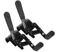 HOUDERCO Leviers de Frein Accessoires de Frein à Main pour Fauteuil Roulant en Métal et Plastique, Lisse, Remplacement Facile Noire pour Chaise Roulante