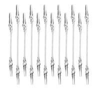 HOUDERCO Lot de 12 Pinces Mémo Doubles en Métal Clips Multifonctions pour Photos, Messages et Présentoirs