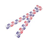 HOUDERCO Lot de 2 Autocollants de Niveau d'eau Réfléchissants 10 X 100 CM Échelle en Film Aluminium Auto-Adhésif Rouge et Bleu Balance à Eau Étanche pour Piscine et Étang Mesure Précise