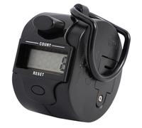 HOUDERCO Lot de 2 Compteurs Numériques Manuels Compacts à 5 Chiffres Compteur Mécanique Solide avec Anneau de Doigt Podomètre Sportif Précis pour Suivi D’Activité et Couleur Aléatoire