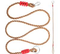 HOUDERCO Lot de 2 Sangles de Balançoire pour Branche d'arbre en PE Réglables, Corde de Balançoire Résistante et Remplaçable, pour Hamac et Balancelle Suspendue