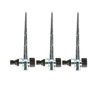 HOUDERCO Lot de 3 Piquets en Alliage 4/5 Filetage Intérieur pour Arroseur de Pelouse, Piquets D'arrosage Robustes et Compatibles Système Irrigation Jardin, Accessoires pour Tuteur