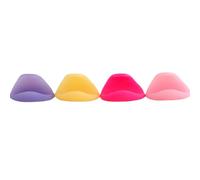 HOUDERCO Lot de 4 Repose-Pouces en Silicone pour Flûte Protège-Doigts Confortable et Solide Couvre-Doigts Accessoire Essentiel pour Soulager les Douleurs et Améliorer Couleur Aléatoire