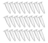 HOUDERCO Lot de 500 Tubes à Essai Centrifuges en Plastique de 1,5 Ml avec Bouchon Étanche, Légers et Gradués pour Recherche Biochimique et Chimie Médicale
