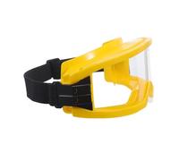 HOUDERCO Lunettes de Protection Oculaire Construction Isolation Haute Température et Protection les Débris en PC Jaune Adaptées aux Environnements Industriels