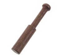 HOUDERCO Maillet pour Bol Chantant en Bois de Noyer Noir Manche Ergonomique, Améliore le Son, Adapté aux Bols de 8 à 9,5 Cm pour Contemplation et Thérapie Sonore