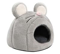 HOUDERCO Maison Hamster Peluche Douillette Nid Chaud Et Confortable pour Rongeurs Accessoire De Cage Adorable Et Pratique pour Détente Et Jeu