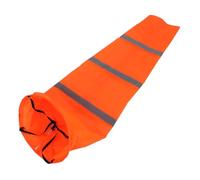 HOUDERCO Manche à Air Léger et Résistant Fluorescent Imperméable en Nylon avec Ceinture Réfléchissante Indicateur de Vent pour Extérieur, pour Météorologie et Protection Environnementale
