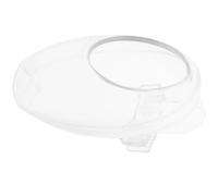 HOUDERCO Mangeoire Suspendue pour Oiseaux Plastique Accessoires pour Cage De Perroquet Idéale pour Nourrir Cockatiels Et Perroquets Design Transparent pour Remplissage Facile