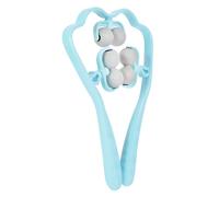 HOUDERCO Masseur de Cou Manuel Portable Rouleau de Massage à Six Balles Soulagement Musculaire Outil de Massage Électrique Maison Voyages Détente et Relaxation Amateurs de Bien-