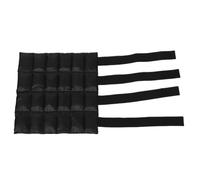 HOUDERCO Pack de Glace Maintien du Froid Ergonomique en Nylon Noir et Récupération des Blessures pour Jambes de Cheval en Entraînement Équestre