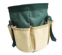 HOUDERCO Panier de Rangement Pliable Oxford Seau Multi-Poches pour Accessoires de Jardinage Conteneur Robuste pour Outils à Main Organiseur Pratique pour Travaux Manuels et Jardinage