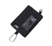HOUDERCO Paquet Banane Tactique Noir en Nylon, Léger et Portable | Capacité en Style Clés Portefeuille Téléphone et Décontracté , Éléments Acier Inoxydable