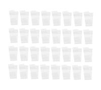 HOUDERCO Paquet de Parapluie Mouillés Transparents en PE Haute Densité, 120 Pièces, pour Distributeur Automatique, Rangement Pratique pour Bureaux et Espaces Partagés