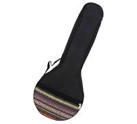 HOUDERCO Paquet de Transport pour Banjo 66 CM Poche pour Partitions, Design Ethnique Élégant, Bandoulière Réglable, Paquet de Rangement pour Concerts et Répétitions