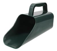 HOUDERCO Pelle Multifonction Verte en Plastique pour Jardinage et Plantes en Pot, Outil Manuel Ergonomique Godet à Terre pour Travailler Le Sol et Plantation Réutilisable