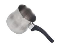 HOUDERCO Pichet à Mousser le Lait Poignée Ergonomique 250ml en Acier Inoxydable Cylindre pour Cappuccino et Art Latte Cuisine