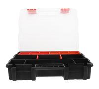 HOUDERCO Plastique Boîte de Rangement à Compartiments pour Quincaillerie | Couvercle à Fermeture Hermétique, Plusieurs Tailles D’éléments, Réutilisable, Organisation Simple et Soignée
