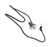 HOUDERCO Prise Jack Femelle 6,35 Mm Installation Facile et Haute Sensibilité pour Guitare Acoustique Câble, Accessoire en Métal et Plastique pour Instrument Musical