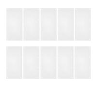 HOUDERCO Protection des Bords de la Cage pour Petits Animaux, Doublure de Cage à Lapin Amovible Transparente 8 Trous, revêtement PVC Lavable, Lot de 10 pièces pour Habitat Domestique