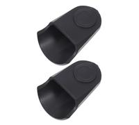 HOUDERCO Protection pour Saxophone Ténor 2pcs en Caoutchouc Noir, Housse Pratique et Portable Démontage Facile, Accessoire Indispensable pour Saxophone