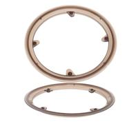 HOUDERCO Protège-Chaînes en Plastique Lot de 2, Cache-Pignon 42 Dents 4 Trous, Protection Plateau Pédalier pour Vélo Tout-Terrain et Urbain, Usage Cycliste Polyvalent