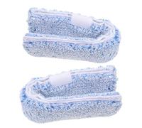 HOUDERCO Recharge de 2 Pièces pour Mouilleur Vitre en Tissu, Facile à Remplacer, Utilisation Polyvalente pour Fenêtres et Tables en Verre