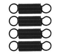 HOUDERCO Ressort de Loquet de Porte pour Réparation et Entretien pour Micro-ondes Accessoire de Cuisine en Métal Noir, 4 Pièces, Installation Facile Four