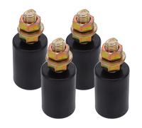 HOUDERCO Roulettes en Nylon pour Remplacement Lot de 4 Roue Silencieuse et Résistante pour Portail Coulissant Électrique et Usage Domestique