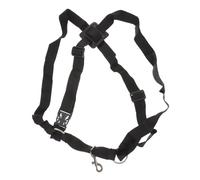 HOUDERCO Sangle de Harnais pour Saxophone en Nylon Noir Confortable et Réglable, Bandoulière de Poitrine pour Garçon et Filles, Accessoire Portable pour Saxophone Ténor