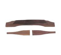 HOUDERCO Selle de Chevalet en Bois de Palissandre pour Guitare Acoustique et Basse, Compatible Polyvalente, Facile à Installer, pour Concerts et Scène, Style Jazz Manouche Classique