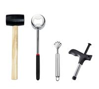 HOUDERCO Set D'outils en Acier Inoxydable pour Ouvrir, Léger et Facile à Utiliser, Maison, 4 Pièces Pratiques