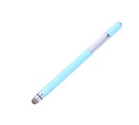 HOUDERCO Stylet Double Capacitif en Métal Bleu, Stylo Numérique Fin pour Tablette et Ordinateur Portable, Adapté aux Écrans Tactiles, pour Dessiner et Jouer