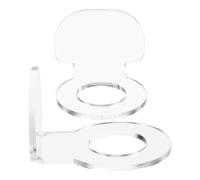 HOUDERCO Support de Batte de Baseball de Bureau en Acrylique 2pcs, Compatible softballs et Golf, Design Signature pour entraînements en Salle