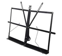 HOUDERCO Support de Tablette Pliable en Fer Noir pour Pupitre de Table Confortable et Résistant, pour Lire Partitions et Musique à Domicile