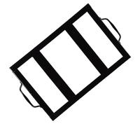 HOUDERCO Support Métallique pour Plaque De Sel Noir Émaillé pour Barbecue - Porte-Bloc De Sel Robuste Et Pratique, Adapté pour Gril Et Cuisson en Plein Air, Surface Lisse Antichoc,