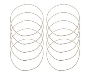 HOUDERCO Support Microphone à Suspendre 10 Élastiques Anti-Chocs Anneaux Caoutchouc pour Montage Stable Micro Condensateur Accessoires pour Enregistrement en Studio