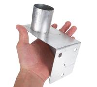 HOUDERCO Support Mural pour Miroir Convexe de Route Base Stable pour Miroir de Sécurité Large Angle Fixation Murale pour Parking Circulation et Supermarchés Compatible