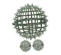 HOUDERCO Support pour Topiaires en Plastique 15 Cm, Lot de 3 Pièces, Cadre de Composition de Fleur pour Jardin et Décoration de Mariage, Étagère à Plantes Polyvalente pour Boules Topiaires